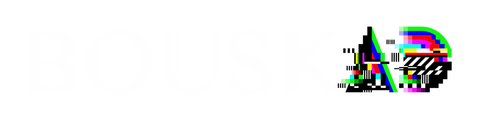 Bouskad logo white